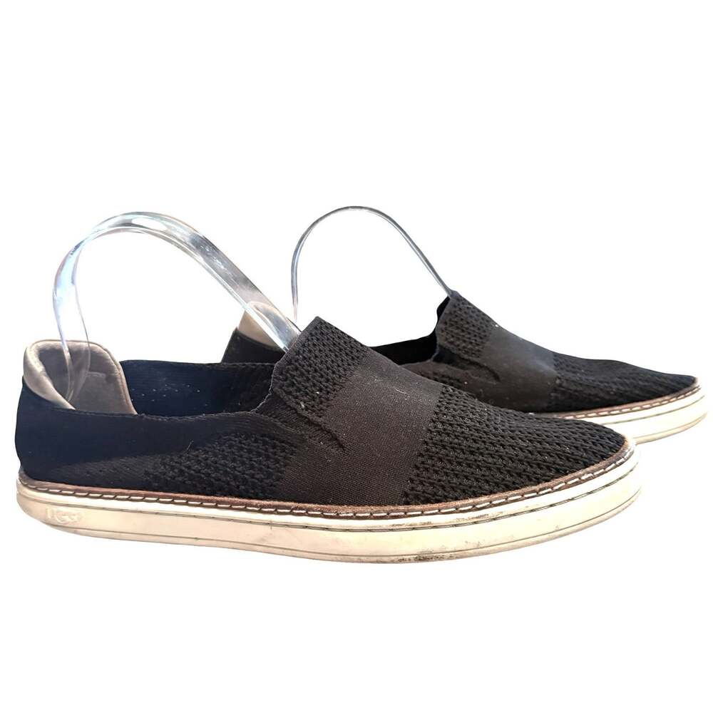 Ugg Alameda Sammy Black Mesh Stretch Flat Slip On Loafers Casual Shoes sz 9.5